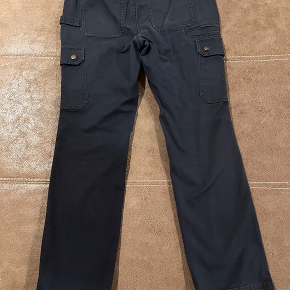 Blue Straight Leg Pants with Sturdy Material - Picture 1 of 5